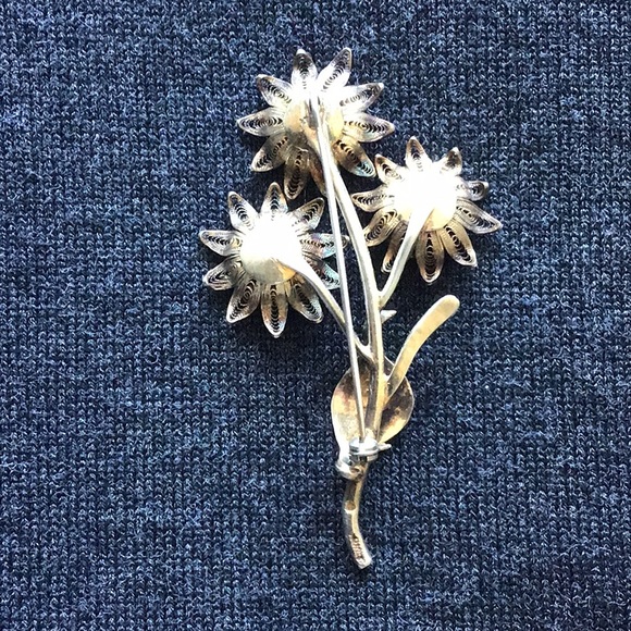 Vintage Turquoise Brooch - Picture 8 of 16